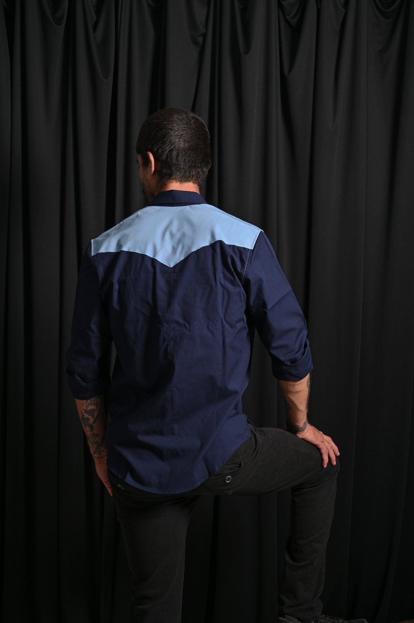 Camisa Vaquera 70's Blues