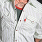 Camisa Vaquera 70's Sesgo Stripes