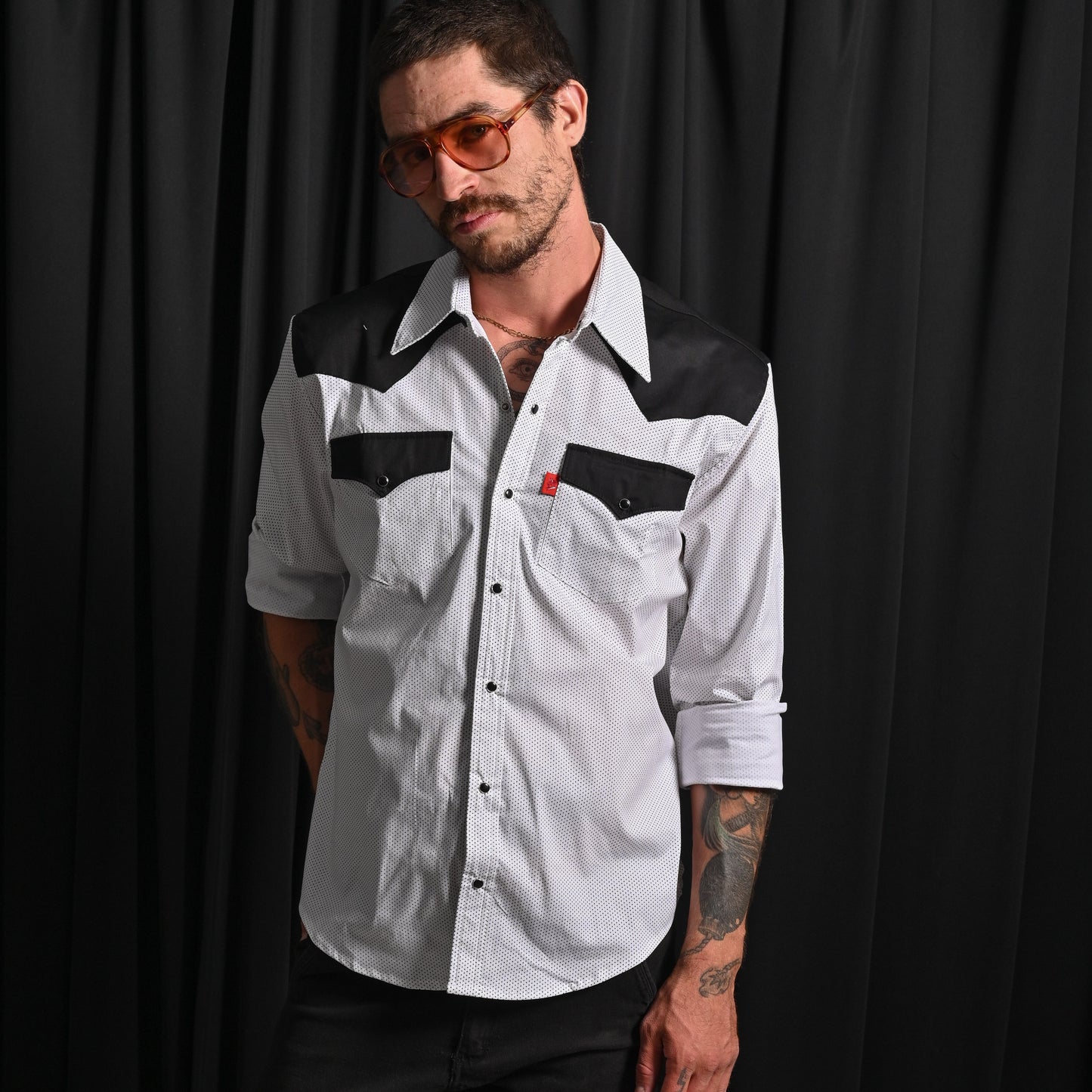 Camisa Vaquera White Night