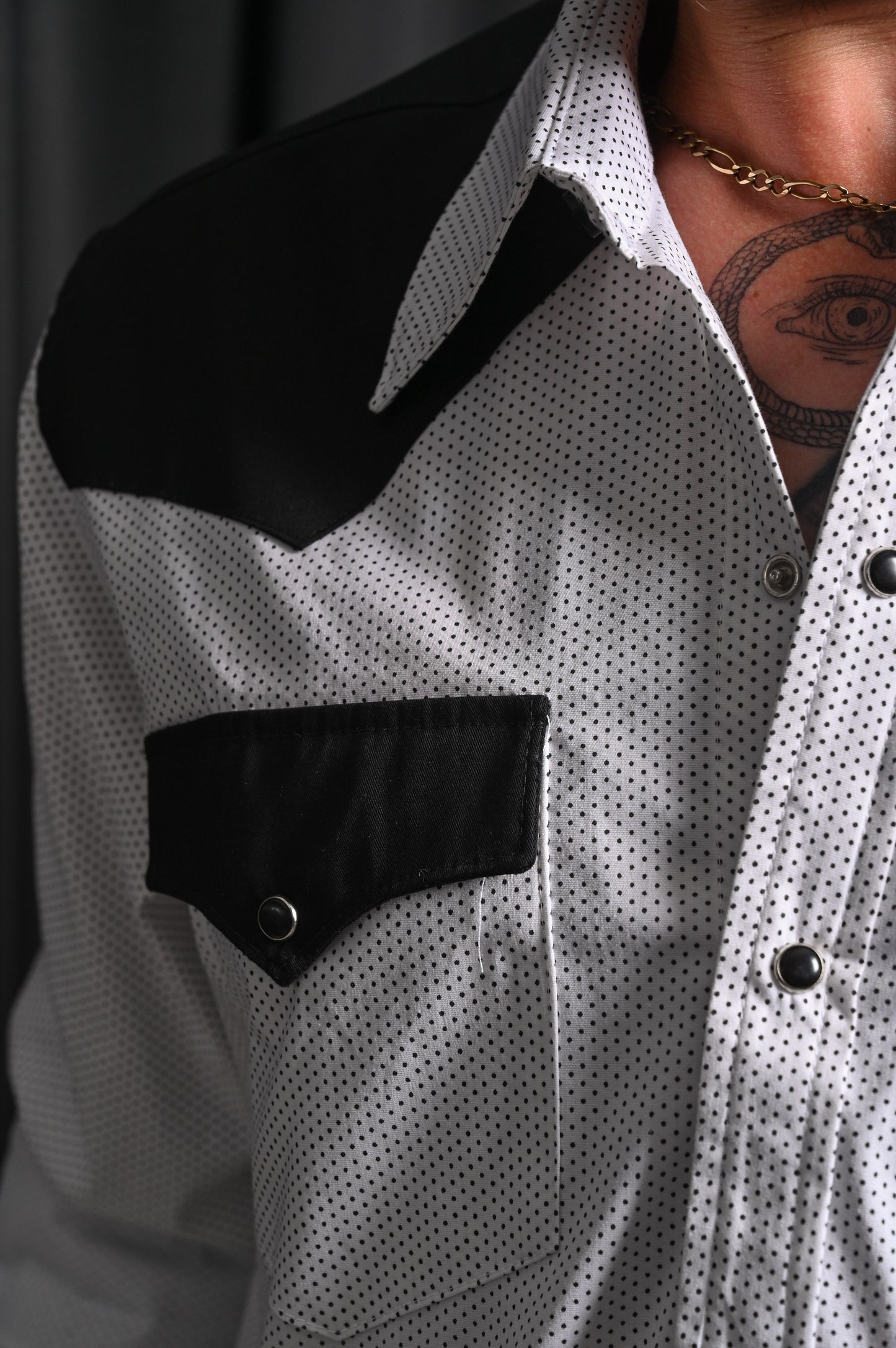 Camisa Vaquera White Night
