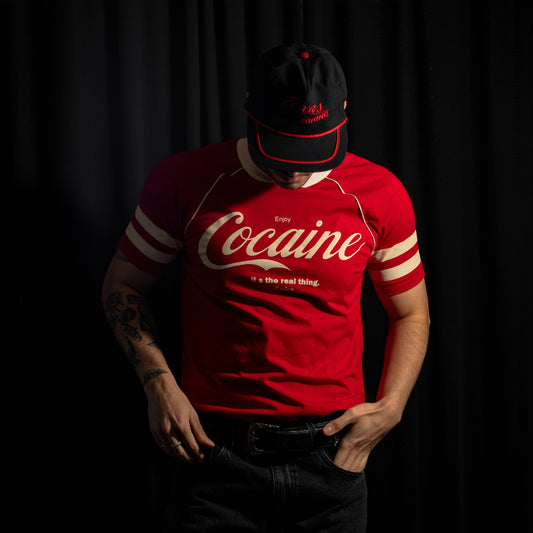 Cocaine Tee Red