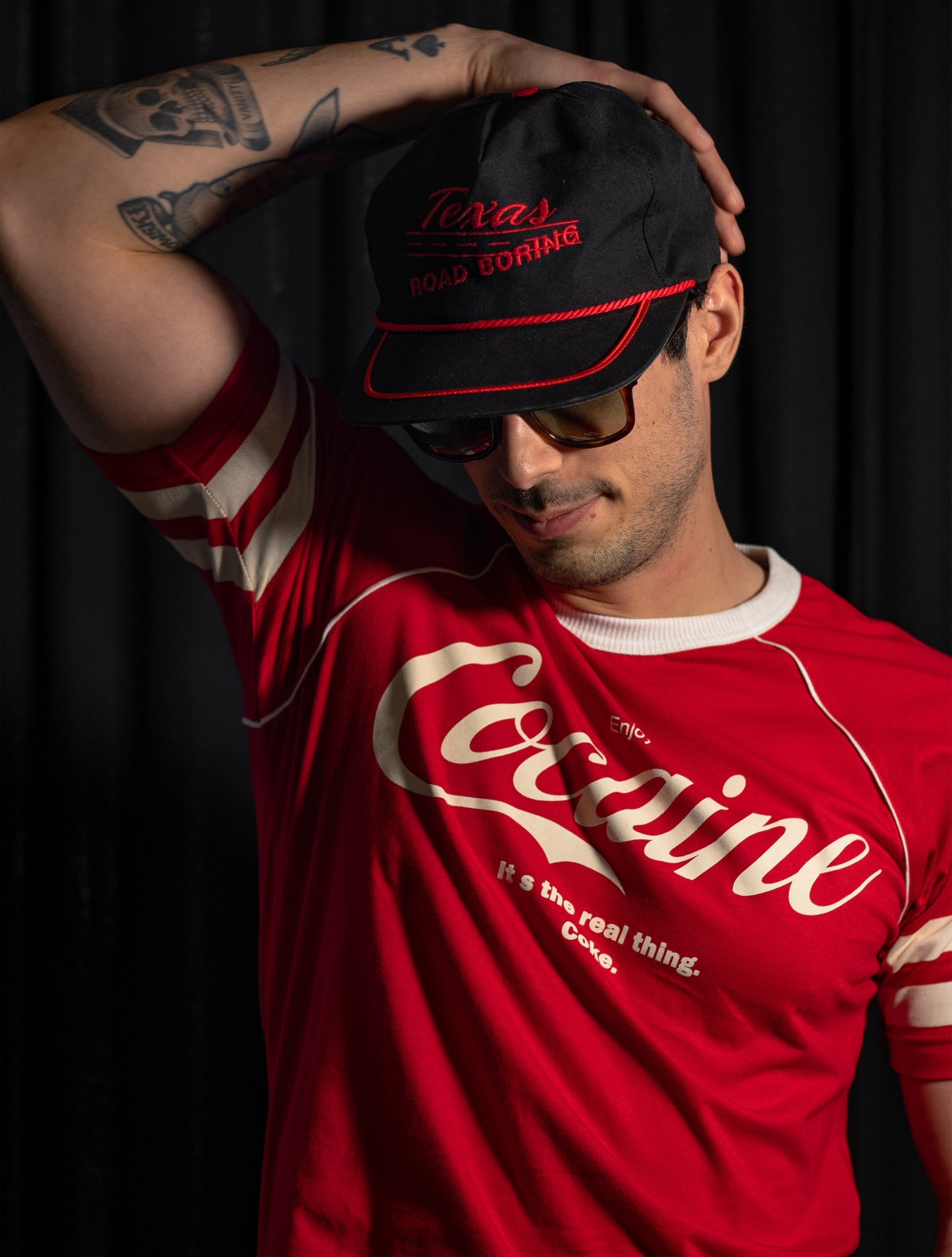 Cocaine Tee Red